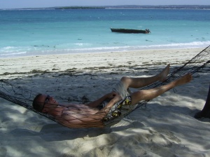 Relaxing on Mbudya Island